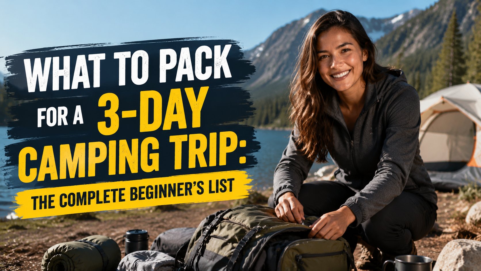 What to Pack for a 3-Day Camping Trip: The Complete Beginner's List (2026)